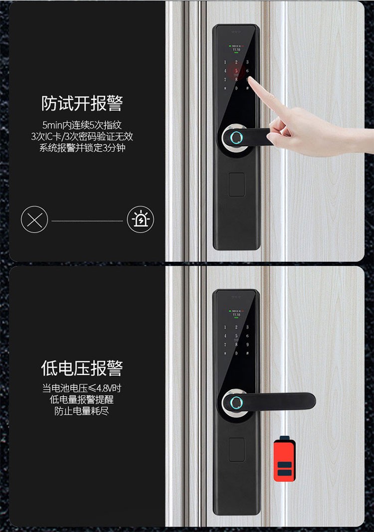 图片[5]-砺安智能锁LX1时尚一握开介绍
