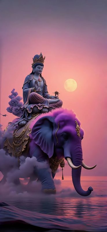 龙、蛇—普贤菩萨:手机动态壁纸-战友联盟